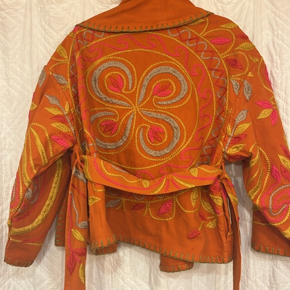 NWT Free People Nori Embroidered Jacket - Picture 11 of 12